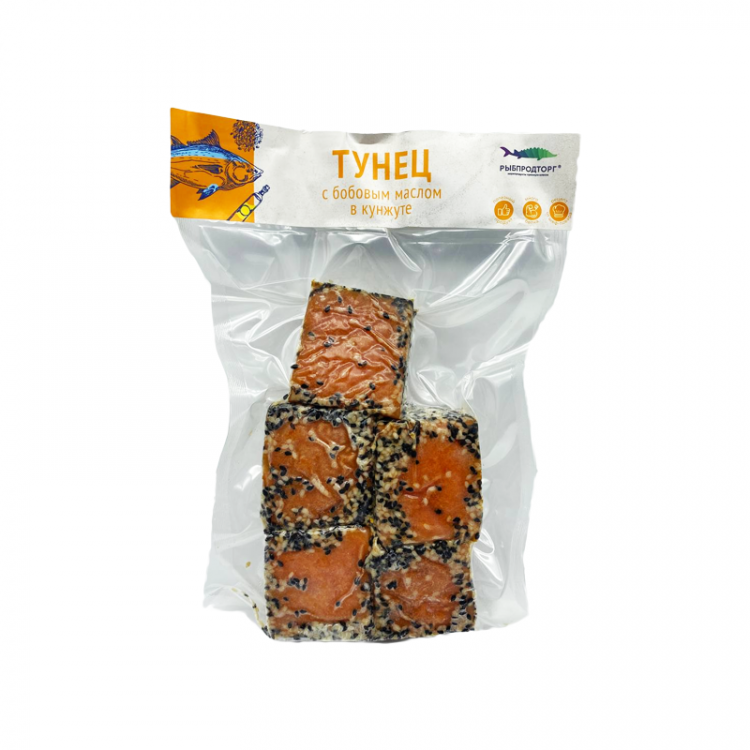 Тунец с бобовым маслом в кунжуте, 430 гр