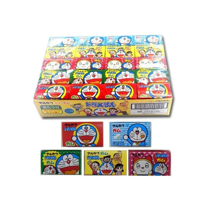 Жевательная резинка содовая Кот-робот Дораэмон 1 шт. 5,5 гр
