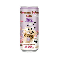 Напиток безалкогольный Gummy Boba Latte Таро, ж/б 470 мл