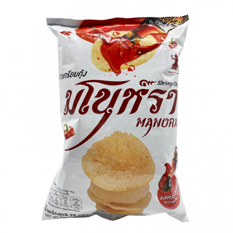 Чипсы из тапиоки со вкусом соуса Шрирача, 75 г