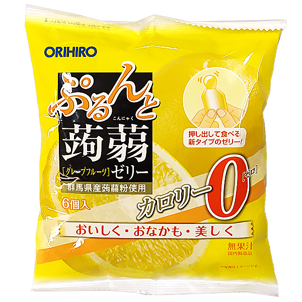 Желе Грейпфрут с коняку Orihiro, 108 гр