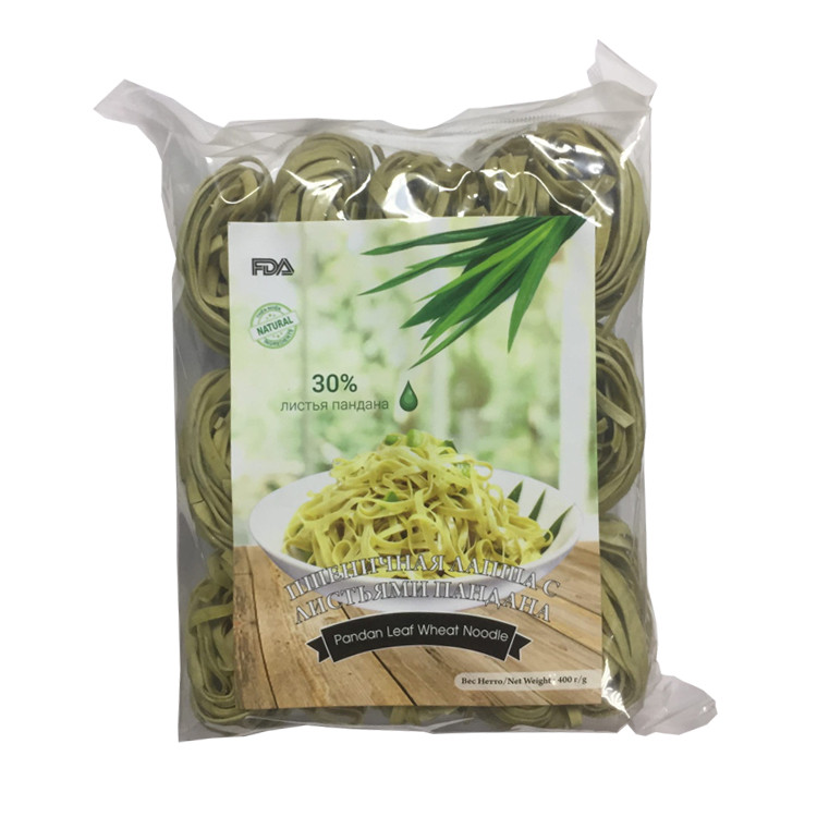 Лапша пшеничная с листьями Пандана, 400 гр