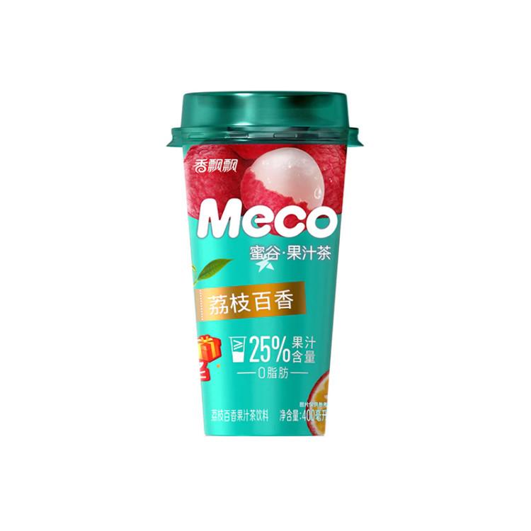 Напиток Фруктовый чай со вкусом личи и маракуйя Meco, 400 мл