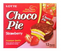 Печенье Choco Pie клубника, 336 грВЫВОД