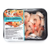 Креветки королевские очищенные с хвостиком, 300 гр