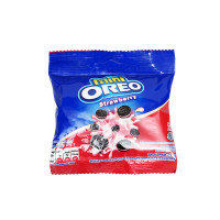 Печенье Oreo мини с клубничным кремом, м/у 20,4 г