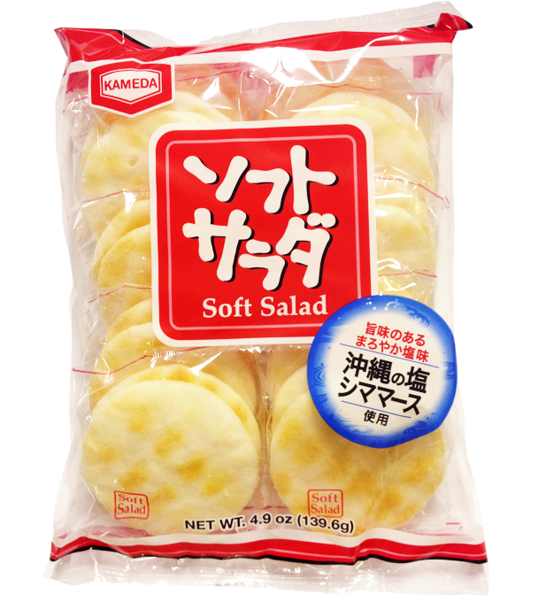 Крекер рисовый «Снежный салат» Kameda, 139,6 гр, Япония