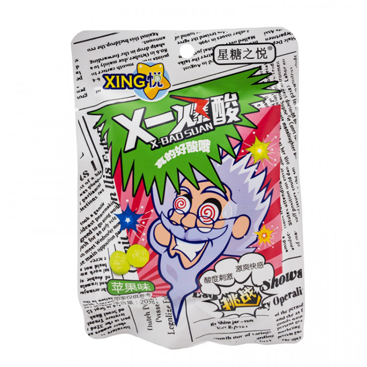 Конфеты кислые Доктор клубника/яблоко/лимон/черника, 20 гр