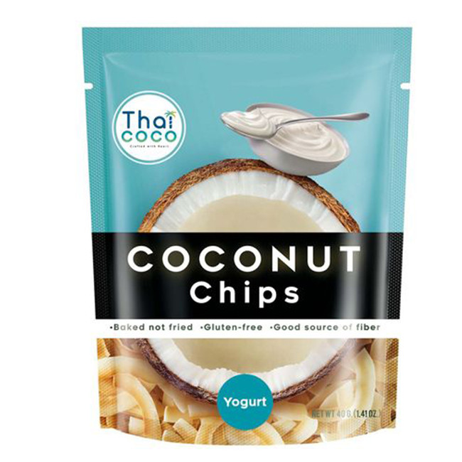 Кокосовые чипсы со вкусом йогурта Thai Coco, 40 гр
