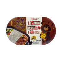 Рис б/п саморазогревающийся с Говядиной и грибами Wang Zi Feng Fan, Китай, 459 г