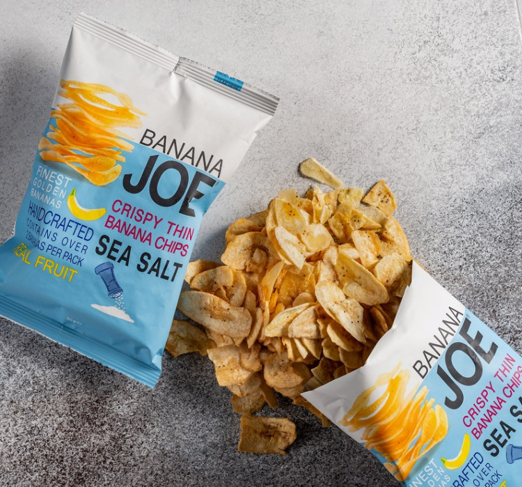 Чипсы банановые с морской солью Banana Joe, 50 гр