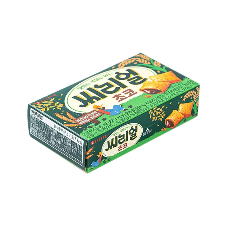 Печенье злаковые подушечки с шоколадной начинкой Cereal Choco, 42 г