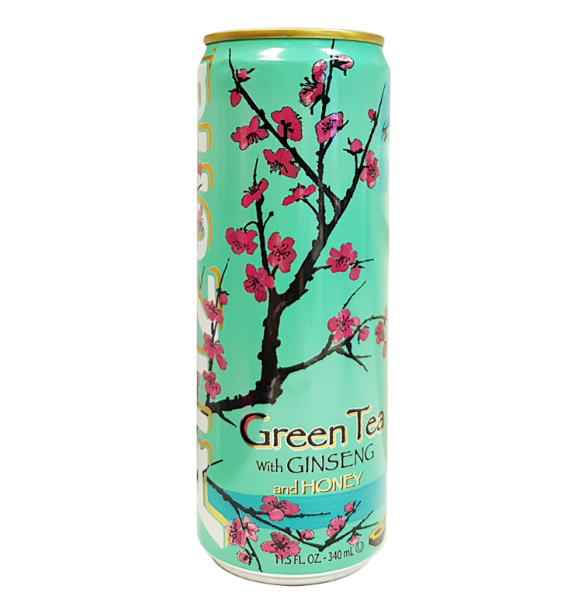 Напиток Аризона Холодный чай Женьшень и мед, 340 мл