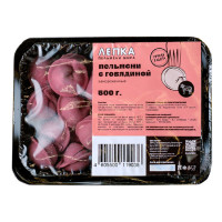 Пельмени с говядиной тм ЛЕПКА, 500 гр