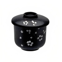 Супница с крышкой 250 мл (Цветы Блэк) AB021933-E