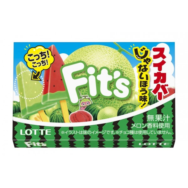 Жевательная резинка Сочный арбуз и дыня Fit's, 24,6 гр