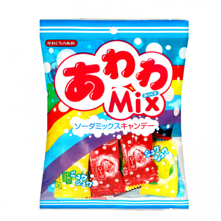 Конфеты содовые Фруктовое ассорти Kawaguchi, 145 гр